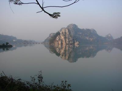 七星岩晨景